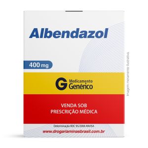 Albendazol 400mg Com 1 Comprimido Mastigável Genérico Medley