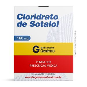 Cloridrato De Sotalol 160mg Com 30 Comprimidos Sandoz