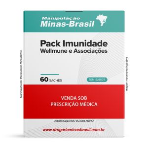 Pack Imunidade Com Wellmune e Associações Sem Sabor 60 Sachês