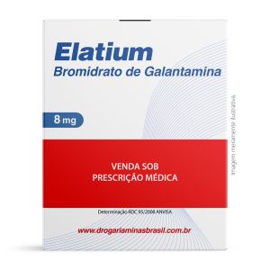 Elatium Bromidrato de Galantamina 8mg Com 30 cápsulas Prati
