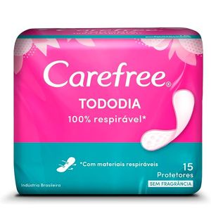 Absorvente Carefree Todo Dia Com 15 Unidades