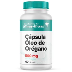 Cápsula Óleo de Orégano 500mg 60 Cápsulas