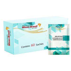 Glucosamina + Condroitina + Serrapeptase 60 Sachês Sem Sabor