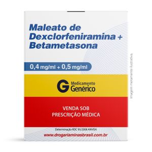 Maleato De Dexclorfeniramina 0,4mg/ml e Betametasona 0,5mg/ml Xarope 120ml Genérico Teuto