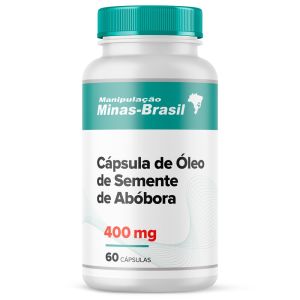 Cápsula de Óleo de Semente de Abobora 400mg 60 Cápsula