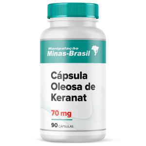 Cápsula Oleosa de Keranat 70mg 90 Cápsulas