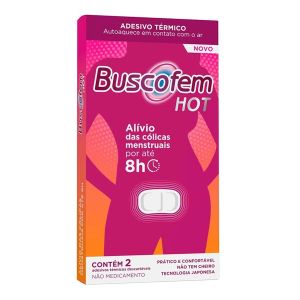 Buscofem Hot Com 2 Adesivos Térmicos Cosmed
