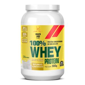 100% Whey Protein Sabor Leite Nino 900g Health Labs