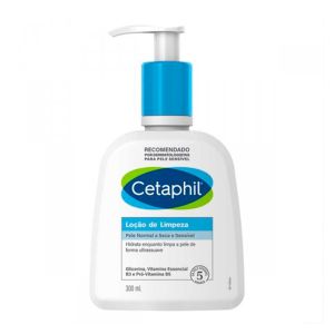 Loção De Limpeza Cetaphil Pele Seca e Sensível Com 300ml Galderma