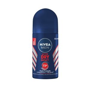Desodorante Roll On Nivea For Men Dry Impact Plus 48H 50Ml