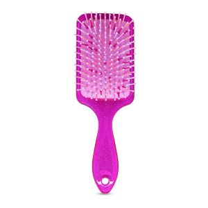Escova de Cabelo Retangular Vazada Outubro Rosa Marco Boni