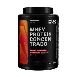 DUX Whey Protein Concentrado Sabor Baunilha 900g