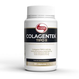 Colagentek Tipo Ii 40Mg Vitafor 60 Cápsulas Vitafor