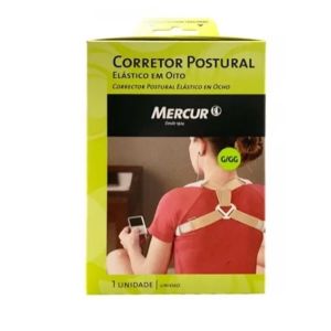 Corretor Postural Elástico Em Oito Tamanho G/GG Mercur