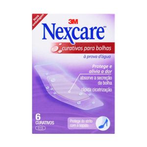 Curativos para Bolhas Com 6 unidades Nexcare