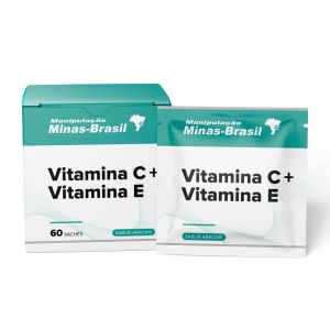 Vitamina C 1G Com Vitamina e 800Ui – 60 Sachês Sabor Abacaxi