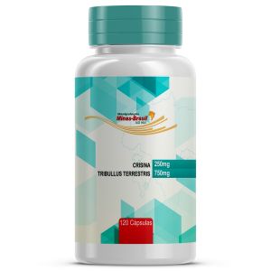 Crisina 250mg + Tribullus Terrestris 750mg 120 Cápsulas