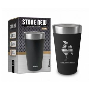 Copo Térmico New Stone Atlético 473ml Brasfoot
