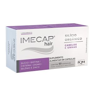 Suplemento Alimentar Imecap Hair Silício Orgânico 60 cápsulas Farmoquímica