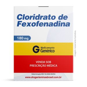 Cloridrato de Fexofenadina 180mg Com 10 Comprimidos Ems