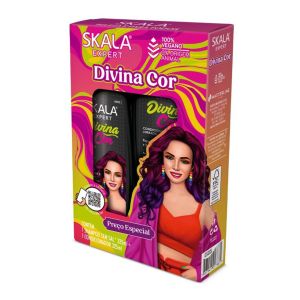 Kit Shampoo e Condicionador Divina Cor Com 325ml Cada Skala