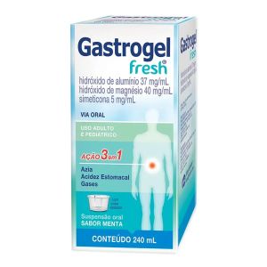 Gastrogel Fresh Suspensão Oral Sabor Menta 240ml Medquímica