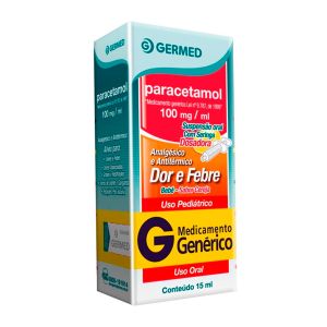 Paracetamol 100Mg/ml Gotas 15ml Genérico Germed