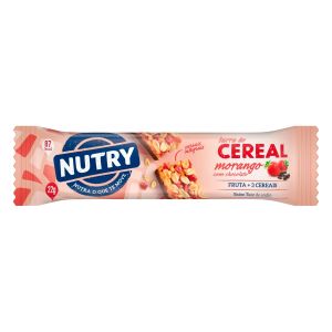 Barra de Cereal Morango com Chocolate 22g Nutry
