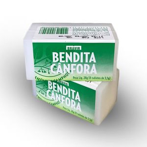 Bendita Cânfora Estojo 28g Com 8 Tabletes Bravir