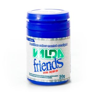 Valda Friends Sabor Mentol e Eucalipto Pote 50g Canonne