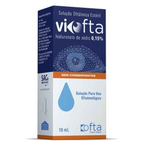 Solução Oftálmica Estéril ViOfta 0,15% 10ml Ofta