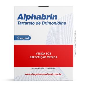 Alphabrin Tartarato de Brimonidina 2,0mg/ml Solução Oftálmica Estéril 5ml Gbio