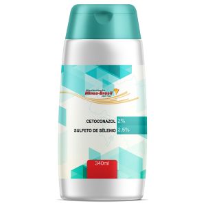 Shampoo Cetoconazol + Sulfeto De Selênio 340ml
