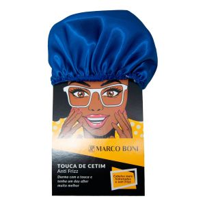 Touca de Cetim Anti Frizz Com 1 Unidade Marco Boni
