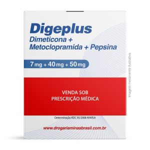 Digeplus 7Mg + 40Mg + 50Mg Com 30 Cápsulas