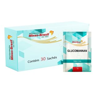 Glucomannan 1G – Sabor Uva 30 Sachês