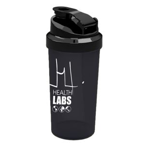 Coqueteleira Preta 700Ml Health Labs