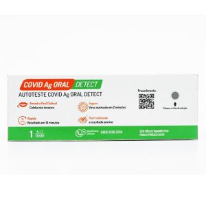 Autoteste Covid Ag Oral Detect Saliva Com 1 Unidade Eco