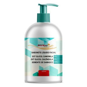 Sabonete Líquido Facial Camomila Boswellia Semente De Damasco 300Ml