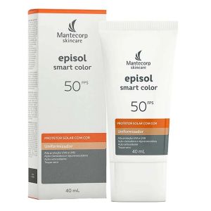 Protetor Solar Episol Smart Color Uniformizador Fps50 40ml Mantercorp Skincare