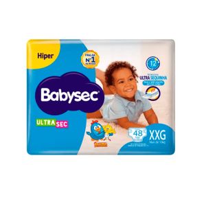 Fralda Babysec Ultrasec Hiper Galinha Pintadinha Xxg Com 48 Unidades
