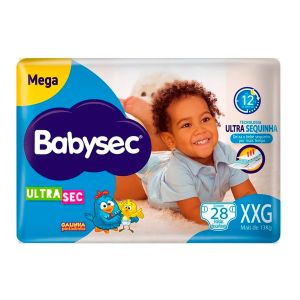 Fralda Babysec Ultrasec Mega Galinha Pintadinha Xxg Com 28 Unidades