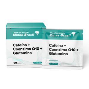 Cafeína + Coenzima Q10 + Glutamina Sabor Uva 90 Sachês