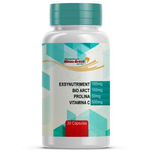 Associação Anti-Oxidante e Anti Rugas Com Exsynutriment Bio Arct Prolina Vit C – 30 Cápsulas