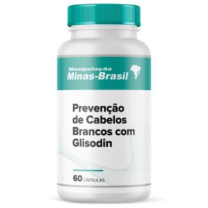 Cápsulas Para Prevenção de Cabelos Brancos Com Glisodin 60 Cápsulas