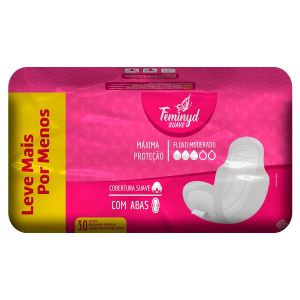 Absorvente Suave Com Abas Com 30 Unidades Feminyd
