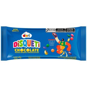 Disqueti Chocolate Confeitado Pouch 40g Dori