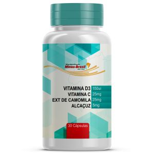 Alívio da Dor Pela Primeira Dentição Com Camomila e Associação - 30 Cápsulas