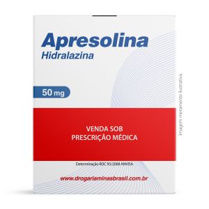 Apresolina Hidralazina 50mg Com 60 Drágeas Novartis