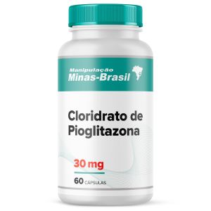 Cloridrato de Pioglitazona 30Mg - 60 Cápsulas